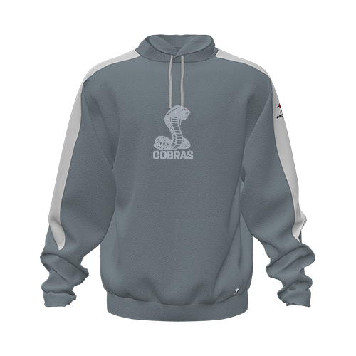 [CUS-DFW-HOOD-FLC-LSL-GRY-YXS-LOGO3] Hoodie (Youth XS, Gray, Logo 3)