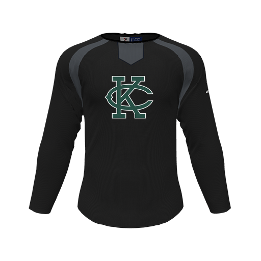 [CUS-DFW-PULL-FLC-CNK-LSL-BLK-YS-LOGO1] Pullover (Youth S, Logo 1)