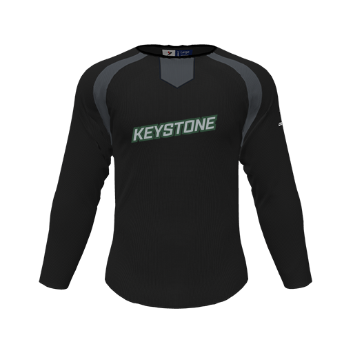 [CUS-DFW-PULL-FLC-CNK-LSL-BLK-YS-LOGO2] Pullover (Youth S, Logo 2)