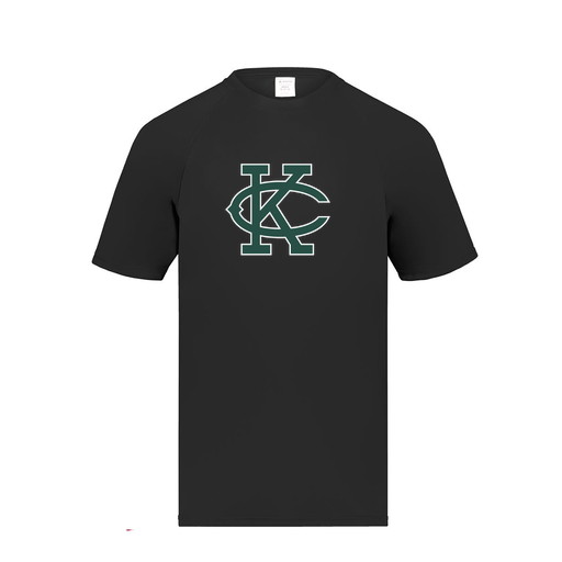 [2791.080.S-LOGO1] Youth Smooth Sport T-Shirt (Youth S, Black, Logo 1)