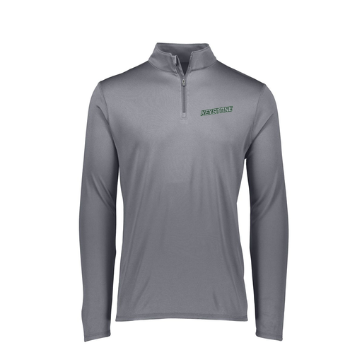 [FTLQFLGY-FAXS-LOGO2] Decker Women's Flex-Lite 1/4 Zip Shirt (Female Adult XS, Gray, Logo 2)