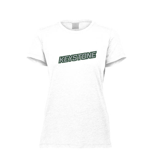 [FTSCUBWH-FAXS-LOGO2] Decker Women's Tri-Blend T-Shirt - Short Sleeve (Female Adult XS, White, Logo 2)