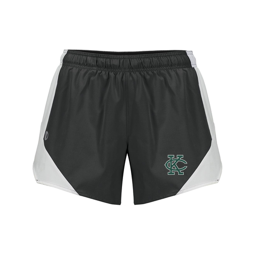 [229489.420.S-LOGO1] Girls Olympus Shorts (Female Youth S, Black, Logo 1)