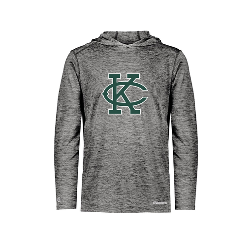 [FOLHCGBK-YS-LOGO1] Decker Youth Charge Hoodie (Youth S, Black, Logo 1)