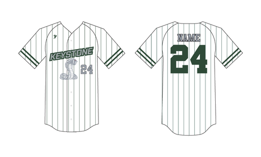 Keystone Cobras - Klabunde - Pinstripe Jersey